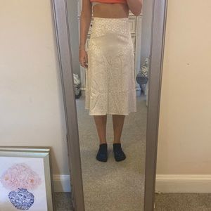 Tan midi skirt